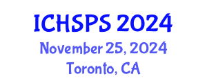 International Conference on Humanities, Social and Political Sciences (ICHSPS) November 25, 2024 - Toronto, Canada