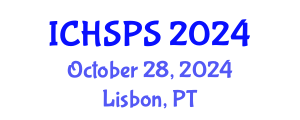 International Conference on Humanities, Social and Political Sciences (ICHSPS) October 28, 2024 - Lisbon, Portugal