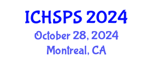 International Conference on Humanities, Social and Political Sciences (ICHSPS) October 28, 2024 - Montreal, Canada