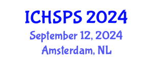 International Conference on Humanities, Social and Political Sciences (ICHSPS) September 12, 2024 - Amsterdam, Netherlands
