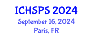 International Conference on Humanities, Social and Political Sciences (ICHSPS) September 16, 2024 - Paris, France
