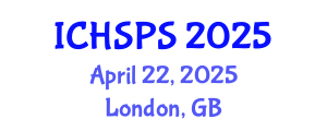 International Conference on Humanities, Social and Political Sciences (ICHSPS) April 22, 2025 - London, United Kingdom