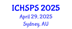 International Conference on Humanities, Social and Political Sciences (ICHSPS) April 29, 2025 - Sydney, Australia
