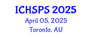 International Conference on Humanities, Social and Political Sciences (ICHSPS) April 05, 2025 - Toronto, Australia