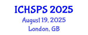 International Conference on Humanities, Social and Political Sciences (ICHSPS) August 19, 2025 - London, United Kingdom