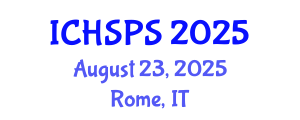 International Conference on Humanities, Social and Political Sciences (ICHSPS) August 23, 2025 - Rome, Italy
