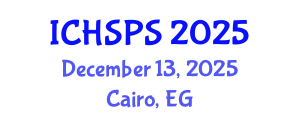 International Conference on Humanities, Social and Political Sciences (ICHSPS) December 13, 2025 - Cairo, Egypt
