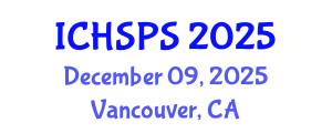 International Conference on Humanities, Social and Political Sciences (ICHSPS) December 09, 2025 - Vancouver, Canada