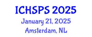 International Conference on Humanities, Social and Political Sciences (ICHSPS) January 21, 2025 - Amsterdam, Netherlands