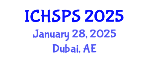 International Conference on Humanities, Social and Political Sciences (ICHSPS) January 28, 2025 - Dubai, United Arab Emirates