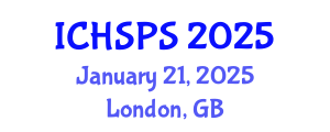 International Conference on Humanities, Social and Political Sciences (ICHSPS) January 21, 2025 - London, United Kingdom