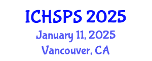 International Conference on Humanities, Social and Political Sciences (ICHSPS) January 11, 2025 - Vancouver, Canada