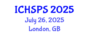 International Conference on Humanities, Social and Political Sciences (ICHSPS) July 26, 2025 - London, United Kingdom