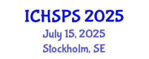 International Conference on Humanities, Social and Political Sciences (ICHSPS) July 15, 2025 - Stockholm, Sweden
