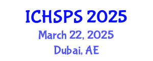 International Conference on Humanities, Social and Political Sciences (ICHSPS) March 22, 2025 - Dubai, United Arab Emirates