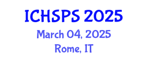 International Conference on Humanities, Social and Political Sciences (ICHSPS) March 04, 2025 - Rome, Italy