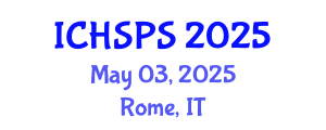 International Conference on Humanities, Social and Political Sciences (ICHSPS) May 03, 2025 - Rome, Italy