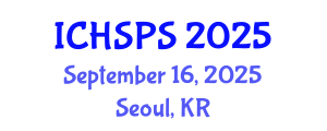 International Conference on Humanities, Social and Political Sciences (ICHSPS) September 16, 2025 - Seoul, Republic of Korea