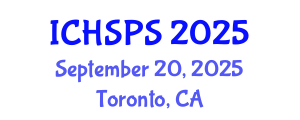 International Conference on Humanities, Social and Political Sciences (ICHSPS) September 20, 2025 - Toronto, Canada