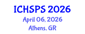 International Conference on Humanities, Social and Political Sciences (ICHSPS) April 06, 2026 - Athens, Greece International Conference on Humanities, Social and Political Sciences (ICHSPS) April 06, 2026 - Athens, Greece