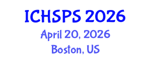 International Conference on Humanities, Social and Political Sciences (ICHSPS) April 20, 2026 - Boston, United States International Conference on Humanities, Social and Political Sciences (ICHSPS) April 20, 2026 - Boston, United States