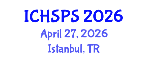 International Conference on Humanities, Social and Political Sciences (ICHSPS) April 27, 2026 - Istanbul, Turkey International Conference on Humanities, Social and Political Sciences (ICHSPS) April 27, 2026 - Istanbul, Turkey