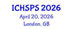 International Conference on Humanities, Social and Political Sciences (ICHSPS) April 20, 2026 - London, United Kingdom International Conference on Humanities, Social and Political Sciences (ICHSPS) April 20, 2026 - London, United Kingdom