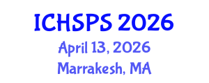 International Conference on Humanities, Social and Political Sciences (ICHSPS) April 13, 2026 - Marrakesh, Morocco International Conference on Humanities, Social and Political Sciences (ICHSPS) April 13, 2026 - Marrakesh, Morocco