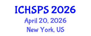 International Conference on Humanities, Social and Political Sciences (ICHSPS) April 20, 2026 - New York, United States International Conference on Humanities, Social and Political Sciences (ICHSPS) April 20, 2026 - New York, United States