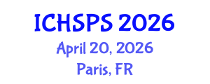 International Conference on Humanities, Social and Political Sciences (ICHSPS) April 20, 2026 - Paris, France International Conference on Humanities, Social and Political Sciences (ICHSPS) April 20, 2026 - Paris, France