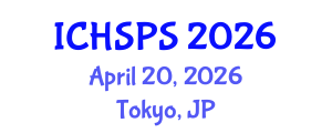 International Conference on Humanities, Social and Political Sciences (ICHSPS) April 20, 2026 - Tokyo, Japan International Conference on Humanities, Social and Political Sciences (ICHSPS) April 20, 2026 - Tokyo, Japan