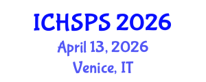 International Conference on Humanities, Social and Political Sciences (ICHSPS) April 13, 2026 - Venice, Italy International Conference on Humanities, Social and Political Sciences (ICHSPS) April 13, 2026 - Venice, Italy