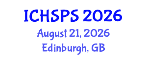 International Conference on Humanities, Social and Political Sciences (ICHSPS) August 21, 2026 - Edinburgh, United Kingdom International Conference on Humanities, Social and Political Sciences (ICHSPS) August 21, 2026 - Edinburgh, United Kingdom