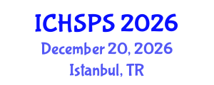 International Conference on Humanities, Social and Political Sciences (ICHSPS) December 20, 2026 - Istanbul, Turkey International Conference on Humanities, Social and Political Sciences (ICHSPS) December 20, 2026 - Istanbul, Turkey