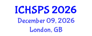 International Conference on Humanities, Social and Political Sciences (ICHSPS) December 09, 2026 - London, United Kingdom International Conference on Humanities, Social and Political Sciences (ICHSPS) December 09, 2026 - London, United Kingdom