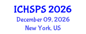 International Conference on Humanities, Social and Political Sciences (ICHSPS) December 09, 2026 - New York, United States International Conference on Humanities, Social and Political Sciences (ICHSPS) December 09, 2026 - New York, United States