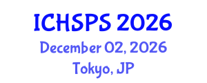 International Conference on Humanities, Social and Political Sciences (ICHSPS) December 02, 2026 - Tokyo, Japan International Conference on Humanities, Social and Political Sciences (ICHSPS) December 02, 2026 - Tokyo, Japan