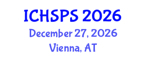 International Conference on Humanities, Social and Political Sciences (ICHSPS) December 27, 2026 - Vienna, Austria International Conference on Humanities, Social and Political Sciences (ICHSPS) December 27, 2026 - Vienna, Austria