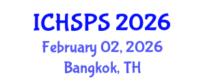 International Conference on Humanities, Social and Political Sciences (ICHSPS) February 02, 2026 - Bangkok, Thailand International Conference on Humanities, Social and Political Sciences (ICHSPS) February 02, 2026 - Bangkok, Thailand