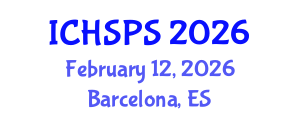 International Conference on Humanities, Social and Political Sciences (ICHSPS) February 12, 2026 - Barcelona, Spain International Conference on Humanities, Social and Political Sciences (ICHSPS) February 12, 2026 - Barcelona, Spain