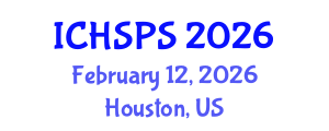 International Conference on Humanities, Social and Political Sciences (ICHSPS) February 12, 2026 - Houston, United States International Conference on Humanities, Social and Political Sciences (ICHSPS) February 12, 2026 - Houston, United States