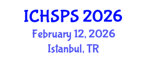 International Conference on Humanities, Social and Political Sciences (ICHSPS) February 12, 2026 - Istanbul, Turkey International Conference on Humanities, Social and Political Sciences (ICHSPS) February 12, 2026 - Istanbul, Turkey