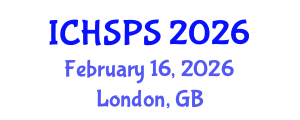 International Conference on Humanities, Social and Political Sciences (ICHSPS) February 16, 2026 - London, United Kingdom International Conference on Humanities, Social and Political Sciences (ICHSPS) February 16, 2026 - London, United Kingdom