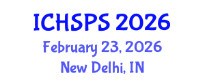 International Conference on Humanities, Social and Political Sciences (ICHSPS) February 23, 2026 - New Delhi, India International Conference on Humanities, Social and Political Sciences (ICHSPS) February 23, 2026 - New Delhi, India