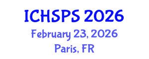 International Conference on Humanities, Social and Political Sciences (ICHSPS) February 23, 2026 - Paris, France International Conference on Humanities, Social and Political Sciences (ICHSPS) February 23, 2026 - Paris, France