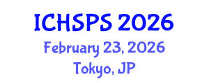 International Conference on Humanities, Social and Political Sciences (ICHSPS) February 23, 2026 - Tokyo, Japan International Conference on Humanities, Social and Political Sciences (ICHSPS) February 23, 2026 - Tokyo, Japan