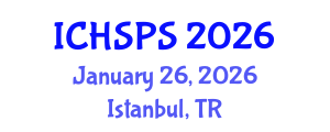 International Conference on Humanities, Social and Political Sciences (ICHSPS) January 26, 2026 - Istanbul, Turkey International Conference on Humanities, Social and Political Sciences (ICHSPS) January 26, 2026 - Istanbul, Turkey