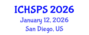 International Conference on Humanities, Social and Political Sciences (ICHSPS) January 12, 2026 - San Diego, United States International Conference on Humanities, Social and Political Sciences (ICHSPS) January 12, 2026 - San Diego, United States