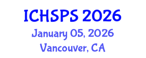 International Conference on Humanities, Social and Political Sciences (ICHSPS) January 05, 2026 - Vancouver, Canada