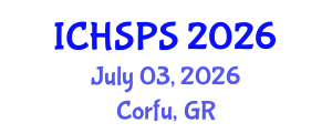 International Conference on Humanities, Social and Political Sciences (ICHSPS) July 03, 2026 - Corfu, Greece International Conference on Humanities, Social and Political Sciences (ICHSPS) July 03, 2026 - Corfu, Greece